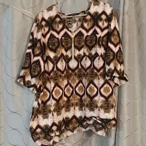 Ellen tracy xl two button blouse